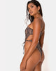 Image de Hiwa Swimsuit in Snake Taupe