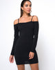 Image of Jetty Bodycon Dress in Black