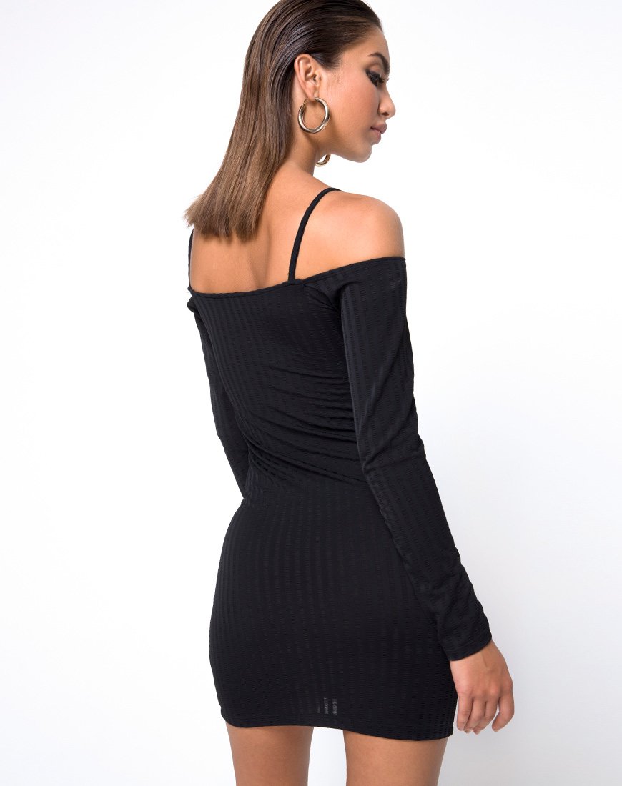 Image of Jetty Bodycon Dress in Black