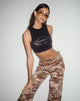 Image de Gimon Crop Top in Black Fantasia