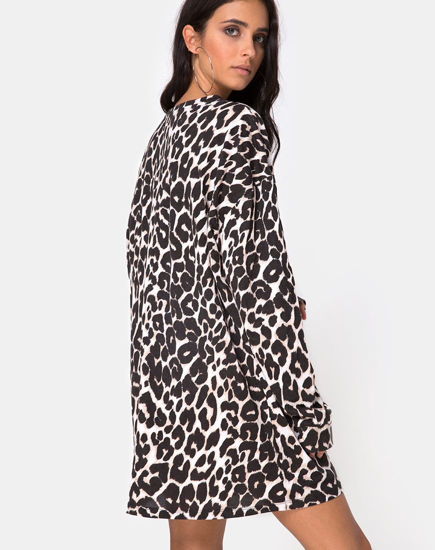 Robe Lotsun en jaguar surdimensionné