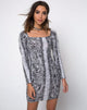 Image of Moria Mini Dress in Snake