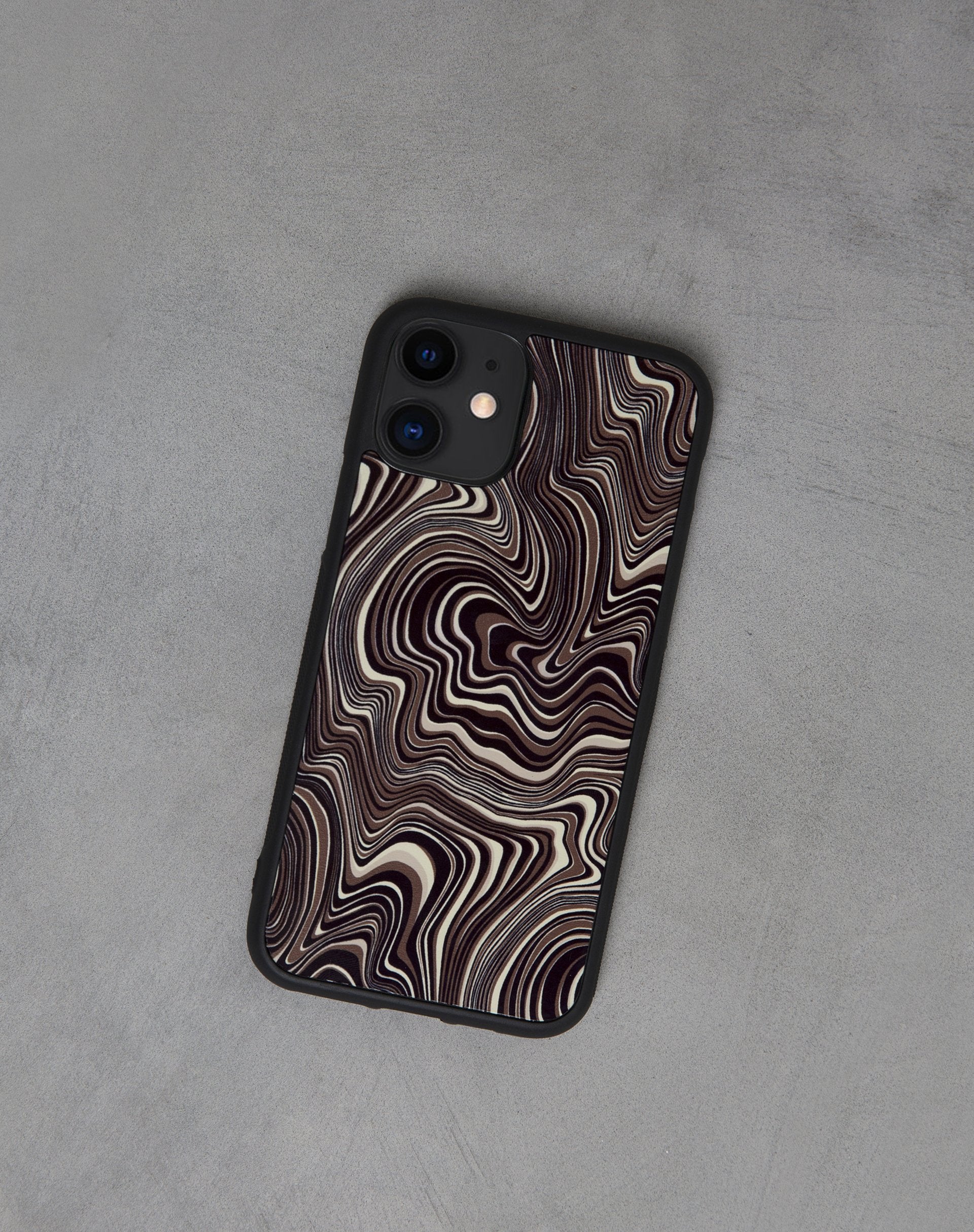 Image de l'étui pour Iphone en 70s Ripple Brown