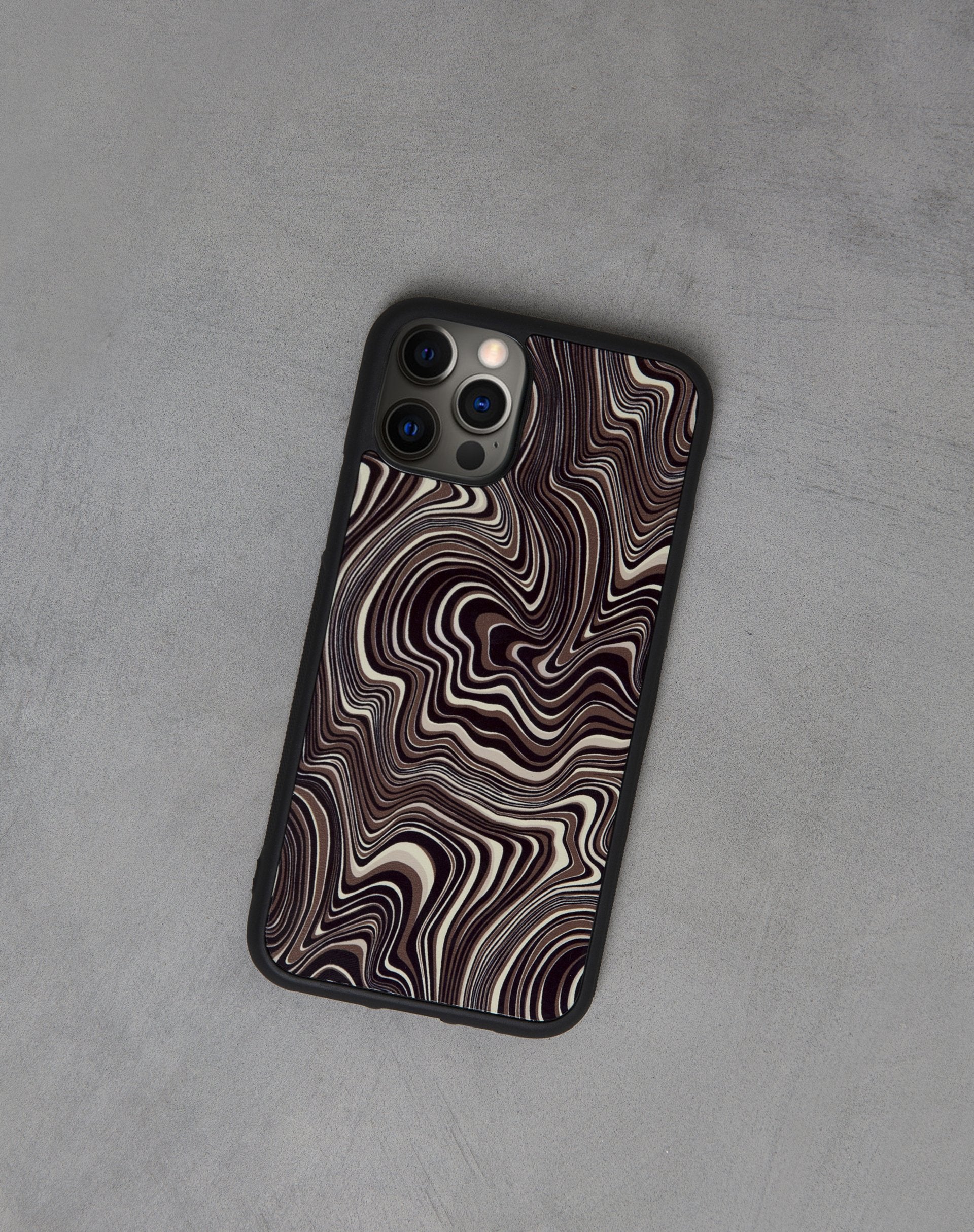 Image de l'étui pour Iphone en 70s Ripple Brown