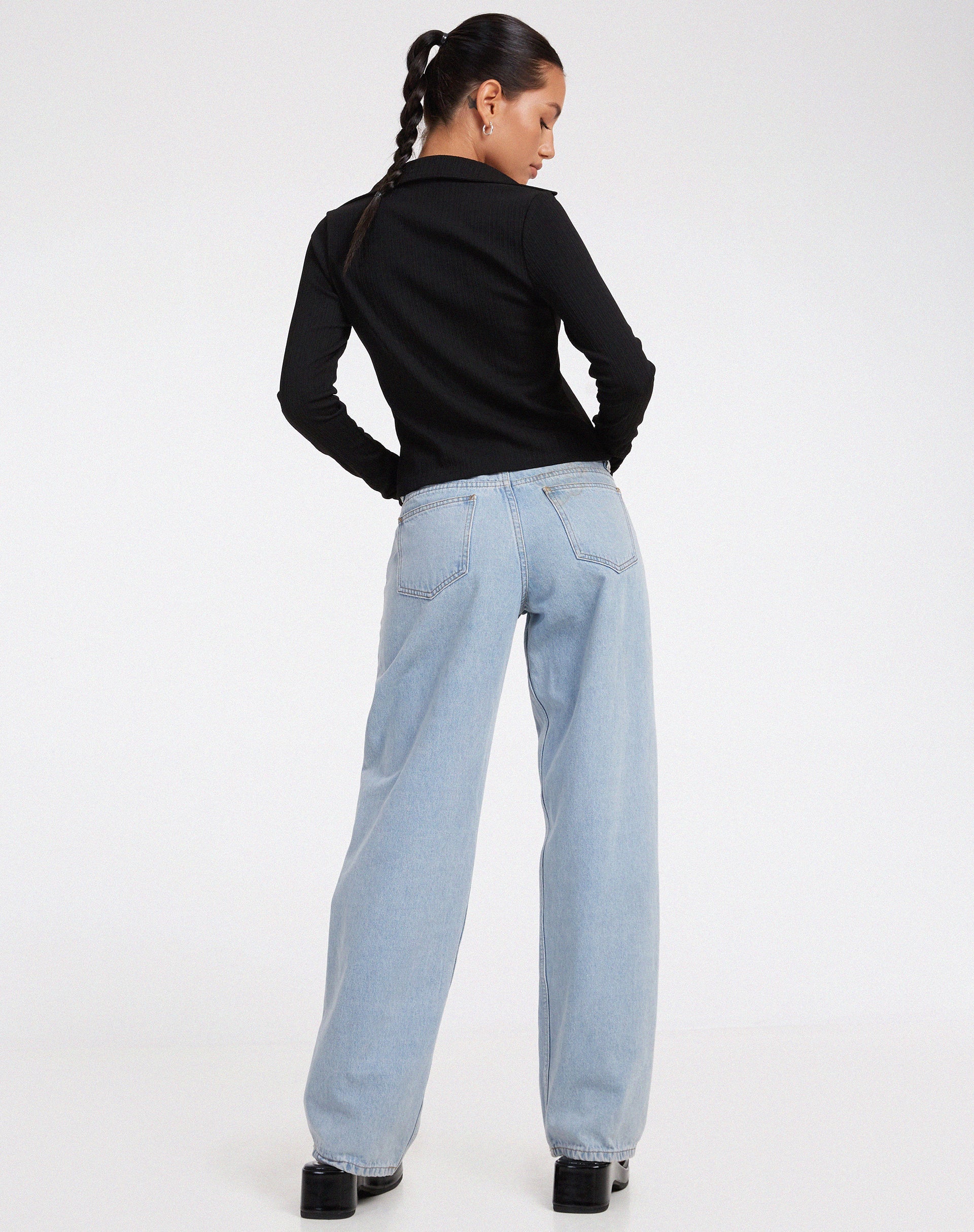 image de Ruix Top en Jersey Plise Noir