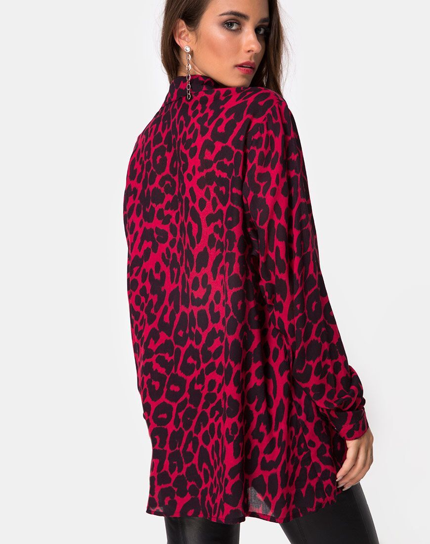 Image de Disam Shirt in Oversize Jaguar Red