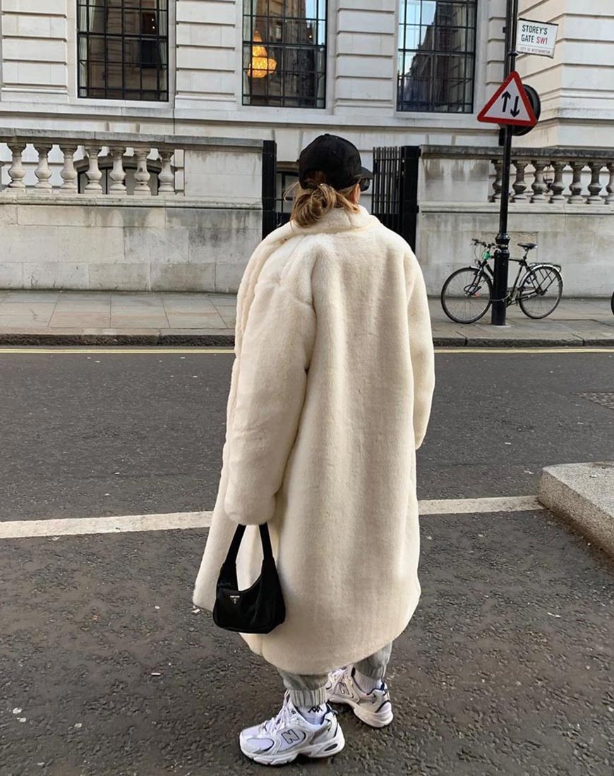 Manteau Terence en ivoire