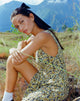 image de Enslee Slip Dress in Spring Ditsy Yellow