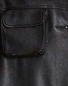 chemise de bûcheron-pu-noir