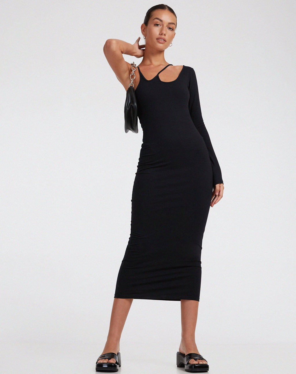 Robe longue en lycra Umage Noir