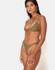 Image de Valda Bikini Top in Matte Khaki