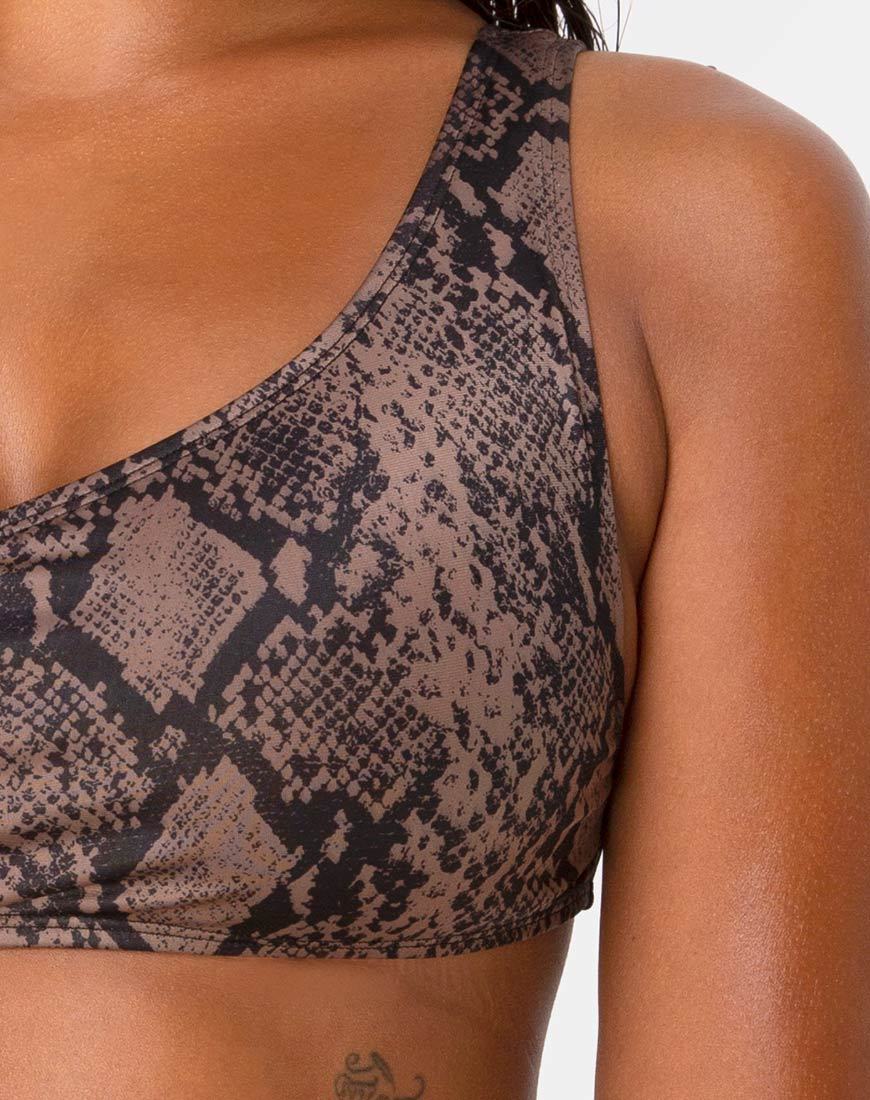 Image de Velo Swimsuit in Snake Taupe
