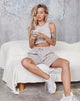 Image de Vasque Crop Top in Mushroom LA Embro